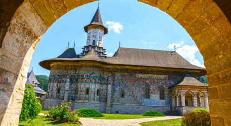 The Sucevita Monastery is a Romanian Orthodox monastery situated in the commune of Sucevitai, Suceava County, Moldavia, Romania