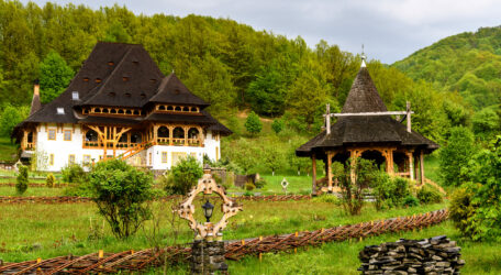 Wooden churches of Maramures site,  Transylvania, Romania. UNESCO World Heritage
